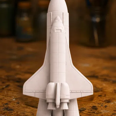 Space Shuttle Rocket – Mô hình tên lửa tàu con thoi tối giản
