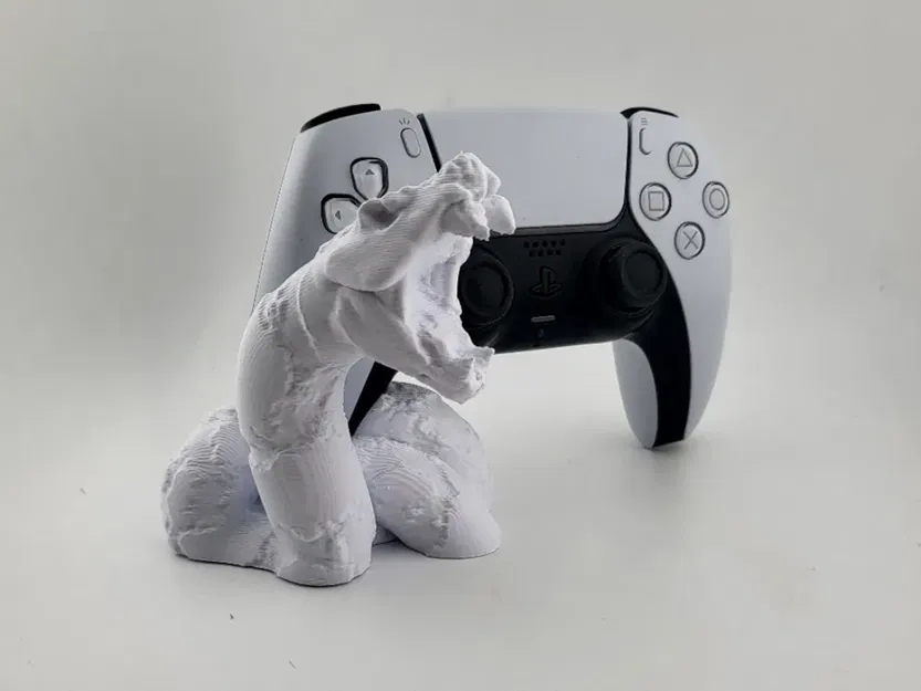 Kệ đỡ tay cầm PS5 phong cách đá hình rắn - Image 1