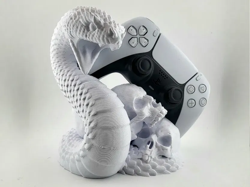 Chân đế tay cầm PS5 hình rắn và đầu lâu - Image 1