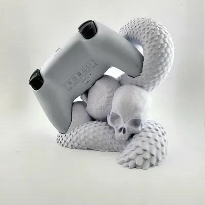 Chân đế tay cầm PS5 hình rắn và đầu lâu