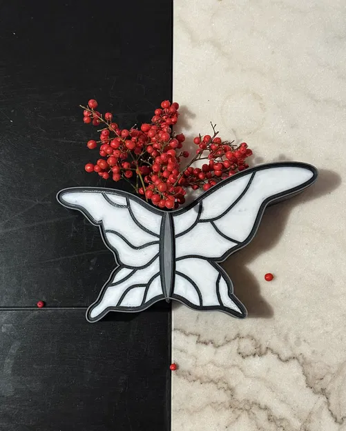 Bình Hoa Bướm Trừu Tượng (Abstract Butterfly Vase) - Image 2