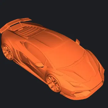 Mô hình 3D Lamborghini