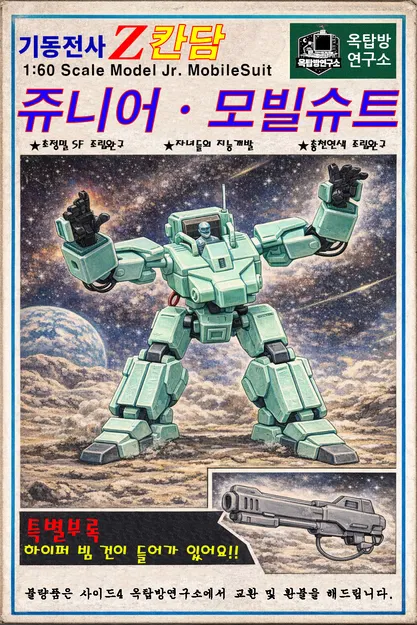 JR Mobile Suit – Kit MS Dân Dụng (cảm hứng thời kỳ Z Gundam) | 1/60 - Image 3