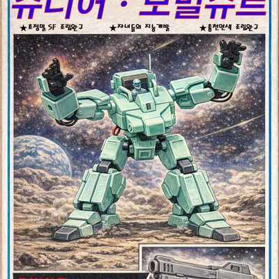 JR Mobile Suit – Kit MS Dân Dụng (cảm hứng thời kỳ Z Gundam) | 1/60