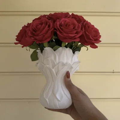 Bình Hoa Cánh Hoa Bó Hoa Thanh Lịch (Elegant Bouquet Petal Vase)