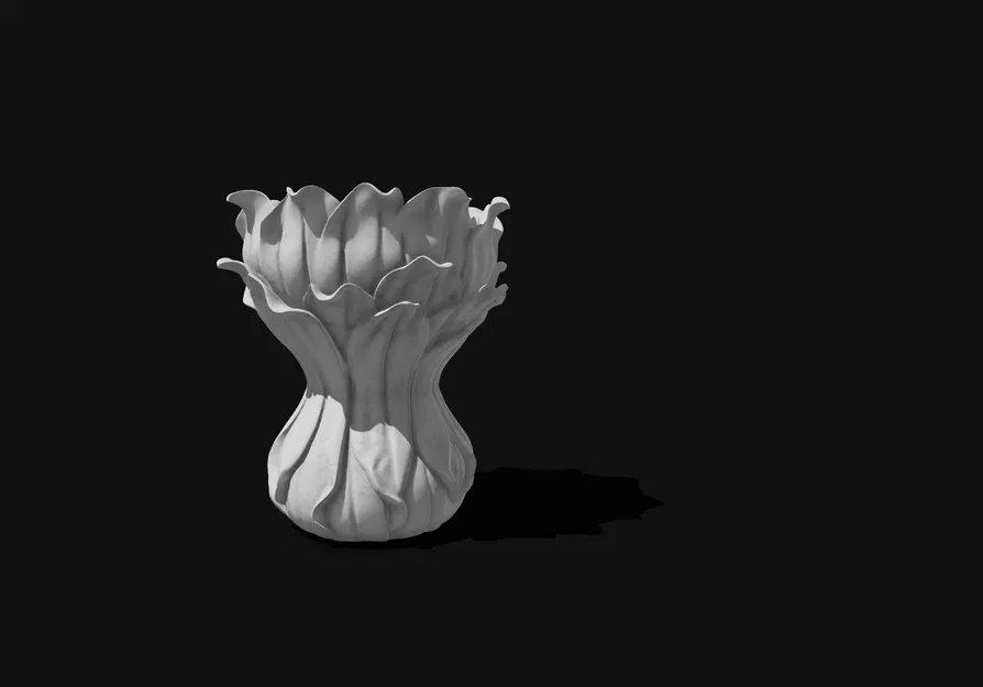 Bình Hoa Cánh Hoa Bó Hoa Thanh Lịch (Elegant Bouquet Petal Vase) - Image 3