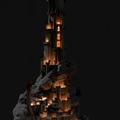 Barad-Dur Đệ Tam Kỷ (Chi Tiết Cao) | Middle Earth