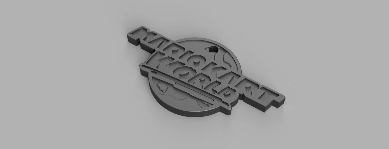 Móc Khóa Logo Mario Kart World - Image 1