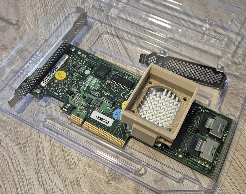 Giá đỡ quạt 40mm cho card LSI 9211-8i - Image 1