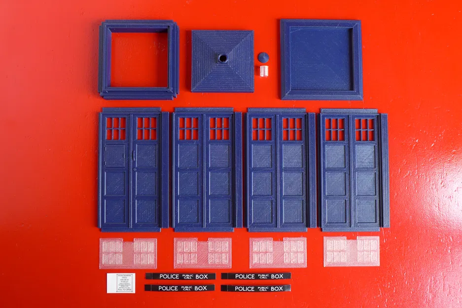 TARDIS Deluxe – Bộ kit TARDIS in phẳng - Image 5
