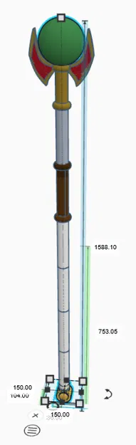 Trượng Ngọc Lục Bảo của Codex: Đạo cụ “The Guild” tỉ lệ 1:1 (158.5cm) - Image 3