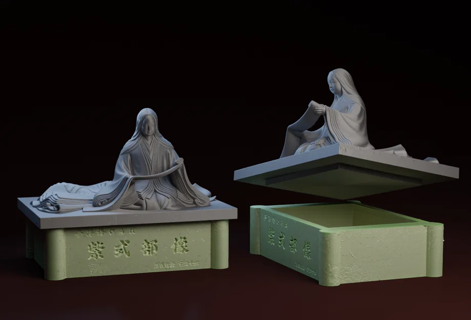 Hộp Murasaki Shikibu : 紫式部像 - Image 1
