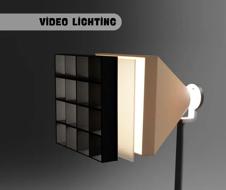 Đèn studio quay video dạng LED softbox in 3D - Image 7