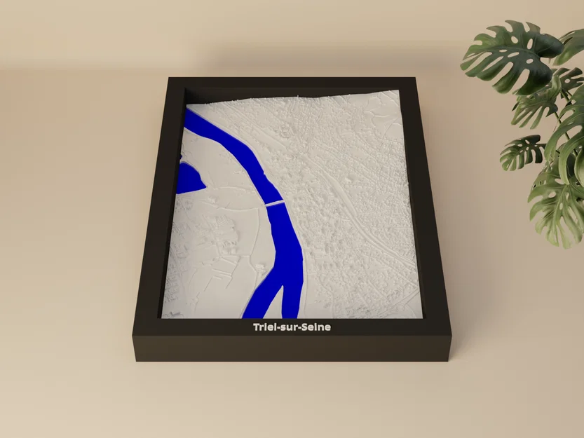 Triel-sur-Seine, France - Bản thu nhỏ 3D - Image 3