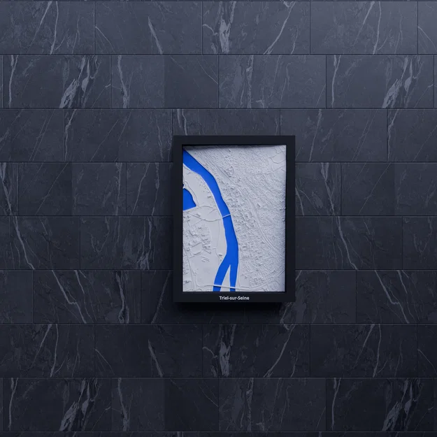 Triel-sur-Seine, France - Bản thu nhỏ 3D - Image 5