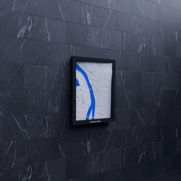 Triel-sur-Seine, France - Bản thu nhỏ 3D - Image 7