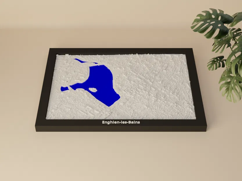 Enghien-les-Bains, Pháp - Mô hình thu nhỏ 3D - Image 4