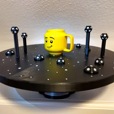 Bàn Xoay Quét 3D cho Hệ Highly Adjustable Ball Vise System