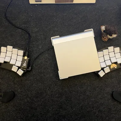 Case Apple Magic Trackpad cho bàn phím split keyboard