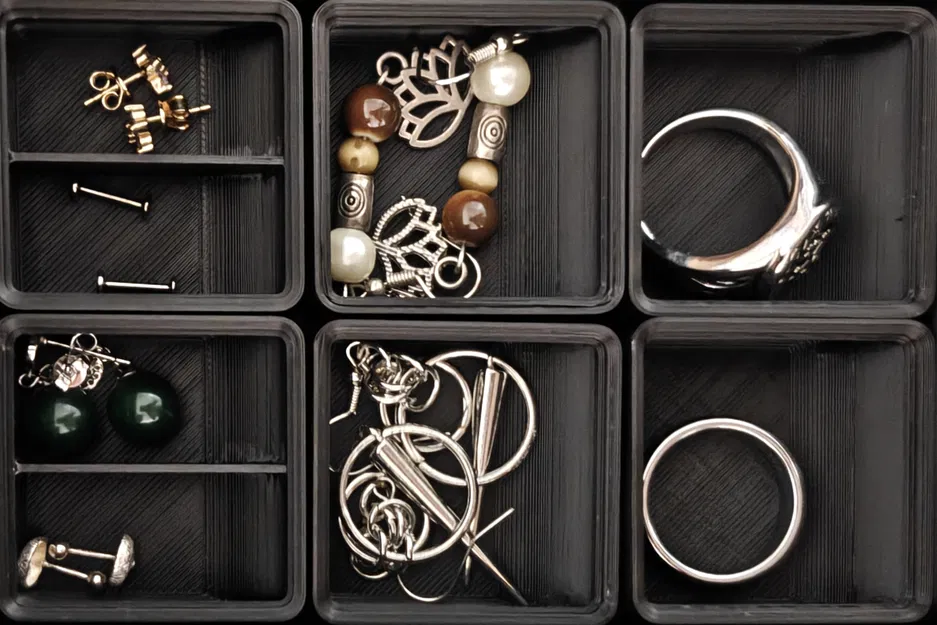 Hộp lưu trữ phụ kiện Gridfinity cho ngăn kéo IKEA Malm - Image 2