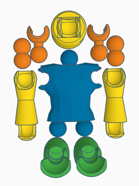 Mô hình Roblox khớp nối (thân 2.0) - Image 2