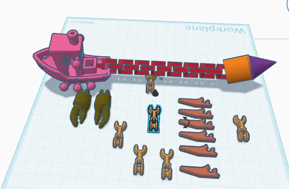 Scorpion Benchy – Bộ phận/chi tiết lắp ráp - Image 1