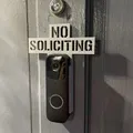 Bảng No Soliciting cho Blink Doorbell - Thumbnail 1