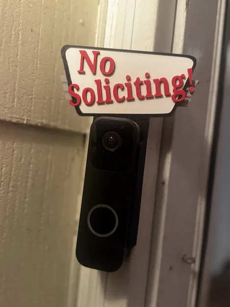 Bảng “No Soliciting” cho Blink - Image 1