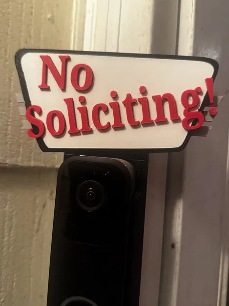 Bảng “No Soliciting” cho Blink - Image 2