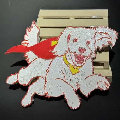 Krypto phim Superman 2025 (Multicolor, tối ưu cho AMS)