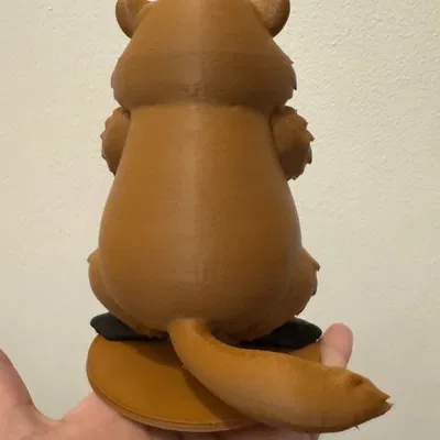 Figurine Groundhog/Marmota nhiều màu & một màu