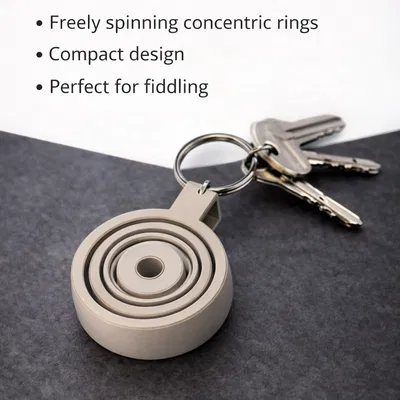 Móc Khóa Con Quay Hồi Chuyển (Gyroscopic Keychain)