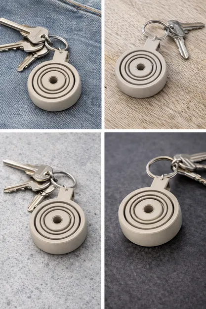 Móc Khóa Con Quay Hồi Chuyển (Gyroscopic Keychain) - Image 2