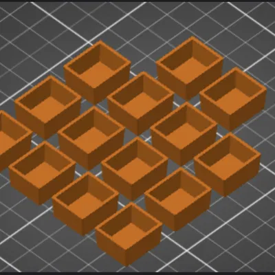 Khay sơn màu nước dạng Half Pans (Water Color Paint Half Pans)