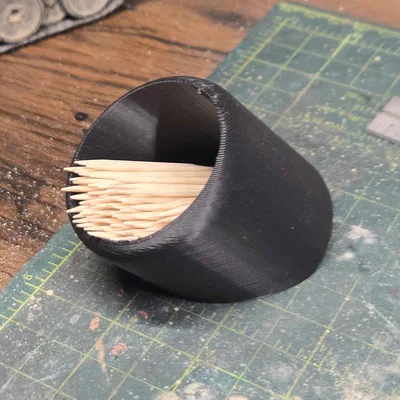 Hộp đựng tăm xỉa răng đặt nghiêng (Angled Toothpick Holder)