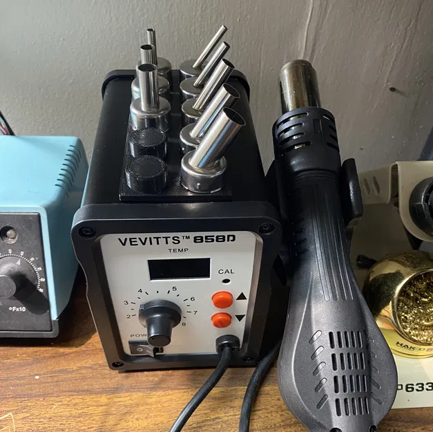 Giá giữ đầu nozzle cho trạm khò nóng 858D - Image 1