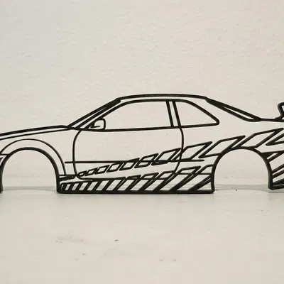 Tranh Treo Tường Nissan R34 GT-R của Brian (Fast & Furious)