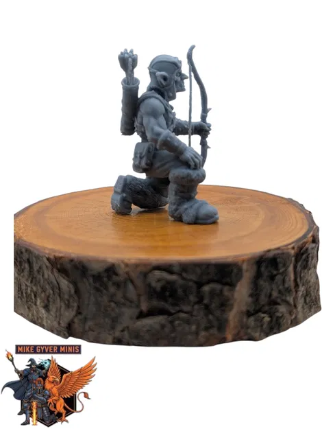 Goblin Archer - Mini print-ready MGM - Image 2
