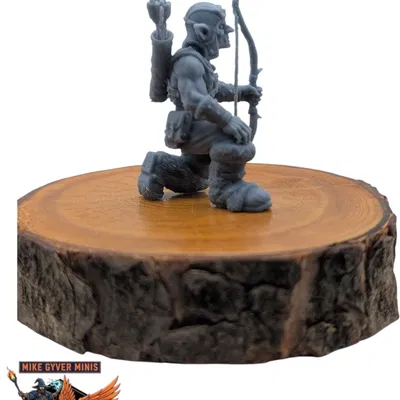 Goblin Archer - Mini print-ready MGM