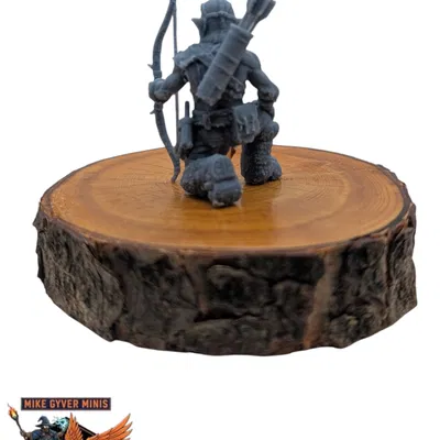 Goblin Archer - Mini print-ready MGM