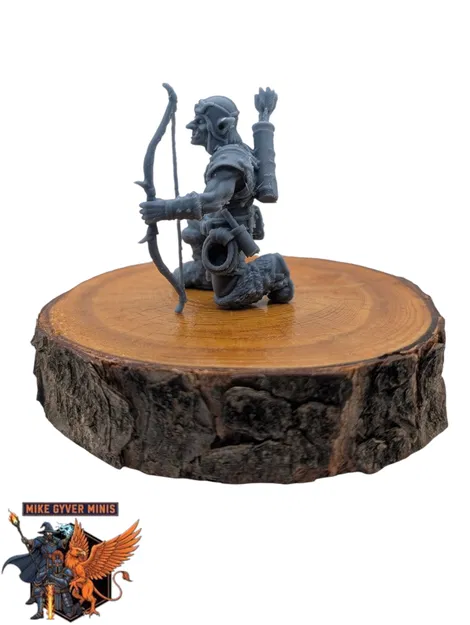 Goblin Archer - Mini print-ready MGM - Image 4