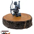 Goblin Archer - Mini print-ready MGM - Thumbnail 4