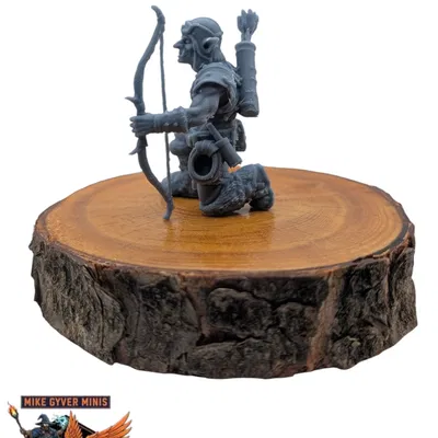 Goblin Archer - Mini print-ready MGM