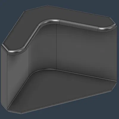 Miếng bảo vệ sàn cho chân bàn đế kim loại văn phòng & ốp che góc