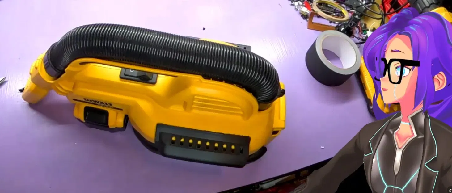 Ống hướng gió thoát ra sau/lên trên cho máy hút bụi DeWalt DCV517 - Image 1