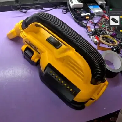 Ống hướng gió thoát ra sau/lên trên cho máy hút bụi DeWalt DCV517