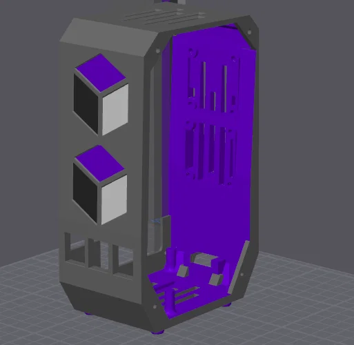 Boitier Raspberry Pi 3, 4, 5 (hỗ trợ quạt triple) - Image 1