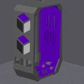 Boitier Raspberry Pi 3, 4, 5 (hỗ trợ quạt triple) - Thumbnail 1