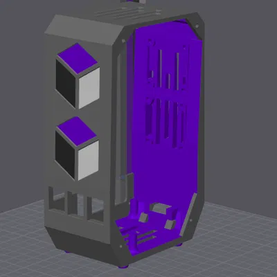 Boitier Raspberry Pi 3, 4, 5 (hỗ trợ quạt triple)