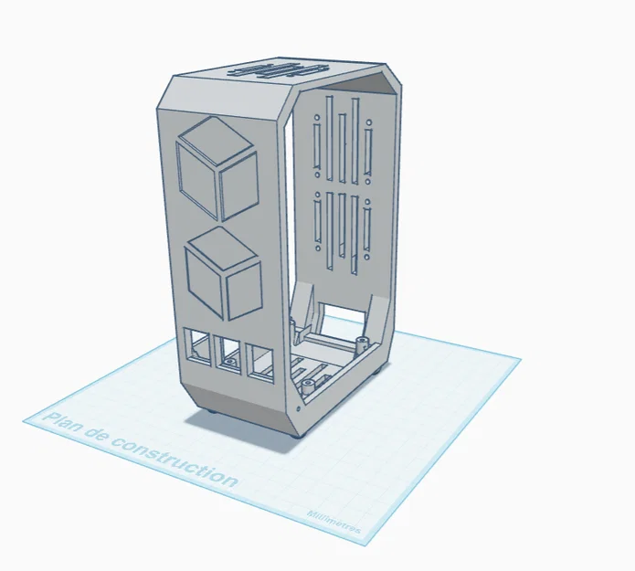Boitier Raspberry Pi 3, 4, 5 (hỗ trợ quạt triple) - Image 2